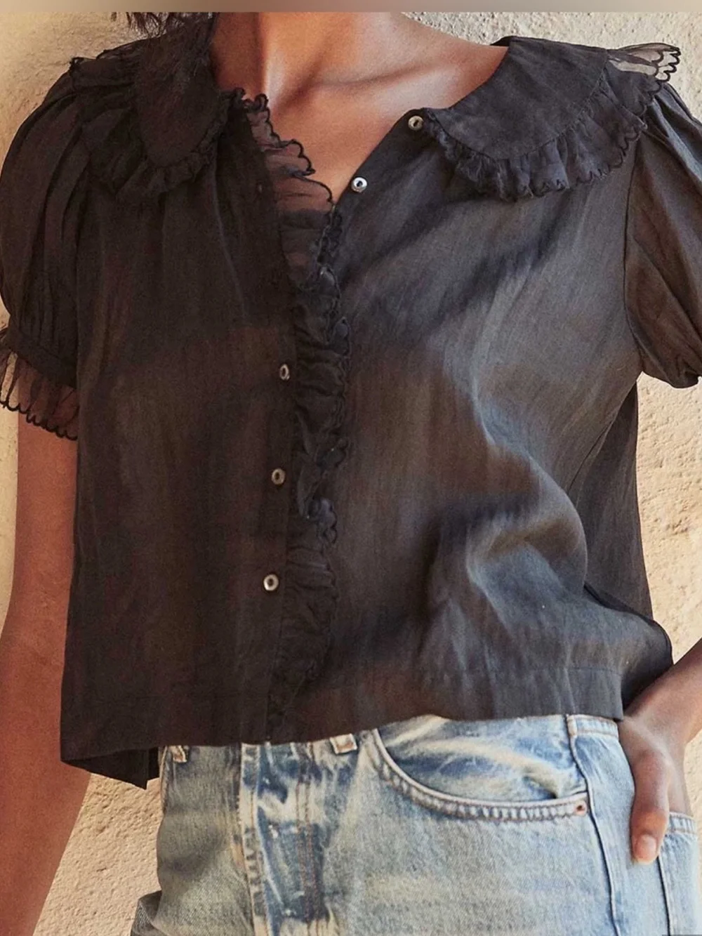 Doen Flute Top Black